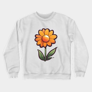 Cute Yellow Sunflowers Flower Spring Summer Crewneck Sweatshirt